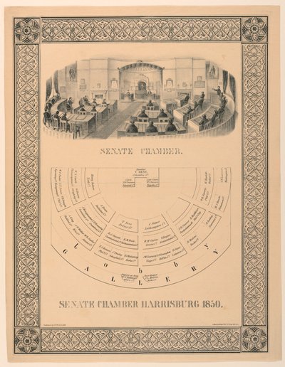 Chambre du Sénat, Harrisburg, Pennsylvanie - Unbekannt