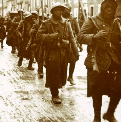 Soldats sénégalais après l
