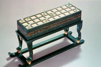 Plateau de jeu de senet, de la tombe de Toutankhamon, XVIIIe dynastie - Unbekannt