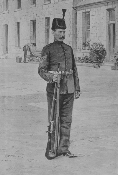 Sergent, The Kings Royal Rifle Corps, c1880 - Unbekannt