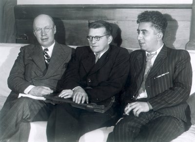 Sergueï Prokofiev, Dmitri Chostakovitch et Aram Khachaturian, compositeurs russes - Unbekannt