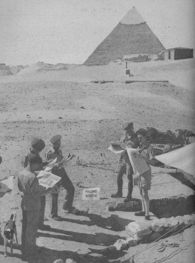 Service au Moyen-Orient, 1945 - Unbekannt
