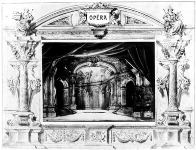 Décor de scène pour Don Giovanni de Mozart, 1875 - Unbekannt