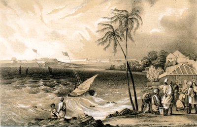 Début de la mousson, Fort de Cannanore, 1847 - Unbekannt