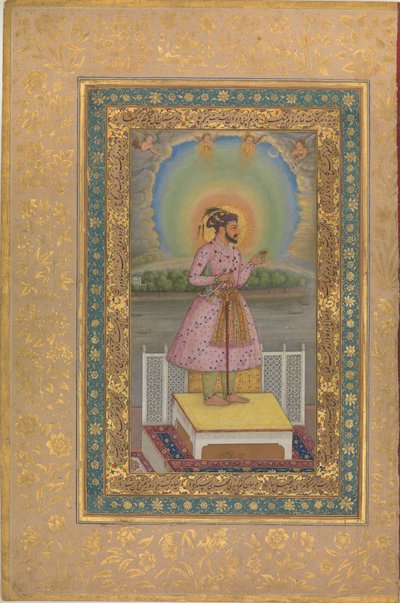 Shah Jahan sur une terrasse, 1627 - Unbekannt