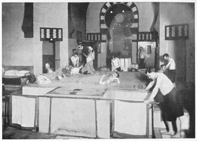 Salle de shampooing dans un bain turc, 76 Jermyn Street, Piccadilly, Londres, vers 1903 - Unbekannt