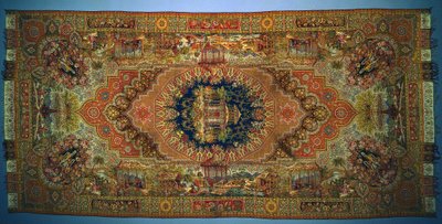 Châle avec scènes de genre, 1875-1899 - Unbekannt