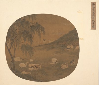 Moutons et garçon de troupeau - Unbekannt
