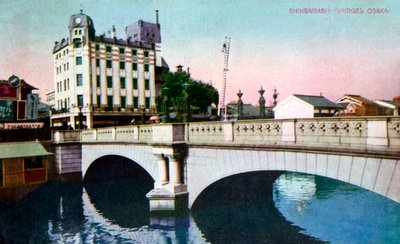 Pont Shinsaibashi, Osaka, Japon, 20e siècle - Unbekannt