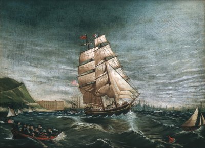 Navire dans le port de New York - Unbekannt
