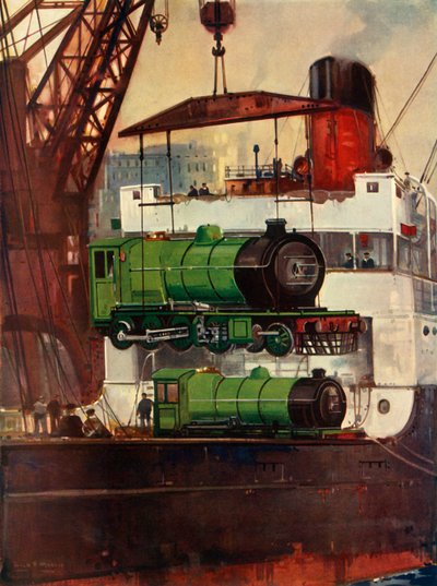 Expédition de locomotives, vers 1930 - Unbekannt