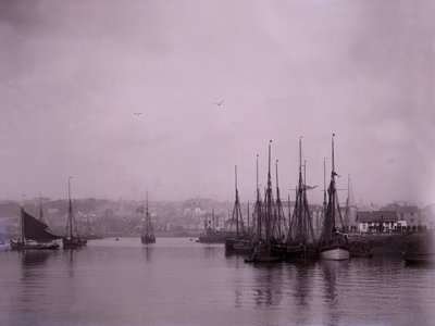 Navires dans le port de Plymouth dans le Devon - Unbekannt