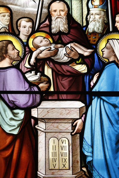 Sanctuaire de Notre-Dame de la Salette Vitrail Présentation de Jésus au Temple, La Salette, France - Unbekannt