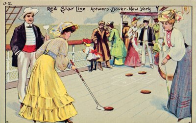 Shuffleboard à bord d