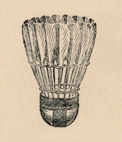 Volant - Badminton, 1912 - Unbekannt