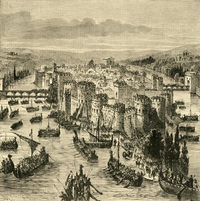 Siège de Paris par les Normands, 845, 1890 - Unbekannt