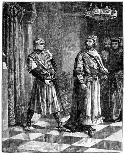 Simon de Montfort se querellant avec Henri III - Unbekannt