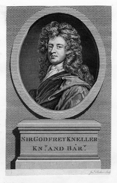 Sir Godfrey Kneller 1646-1723, portraitiste, 19e siècle - Unbekannt