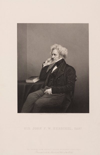 Sir John Herschel, astronome et scientifique anglais, vers 1860 - Unbekannt