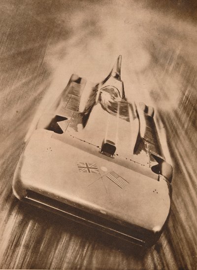 Sir Malcolm Campbell à grande vitesse dans 
