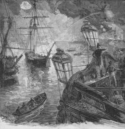 Sir Richard Strachan a maintenu pendant plusieurs heures un formidable canonade, 1902 - Unbekannt