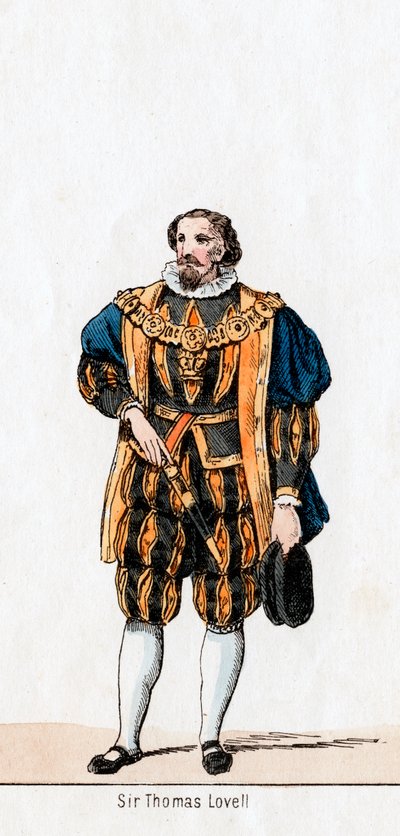 Sir Thomas Lovell, costume pour la pièce de Shakespeare, Henry VIII - Unbekannt