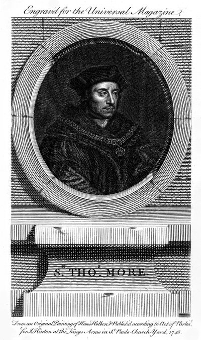 Sir Thomas More, avocat, écrivain et politicien anglais catholique - Unbekannt