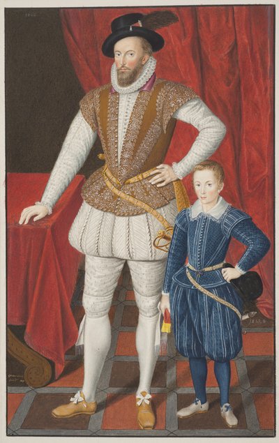 Sir Walter Raleigh et son fils - Unbekannt