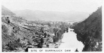 Site du barrage de Burrinjuck, Nouvelle-Galles du Sud, Australie, 1928 - Unbekannt