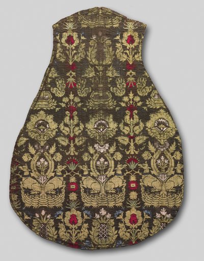 Chasuble à six couleurs avec motif animal, 1415-25 - Unbekannt