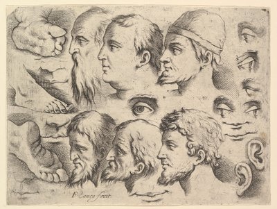 Six têtes, trois pieds, deux oreilles, six yeux, quatre lèvres - Unbekannt