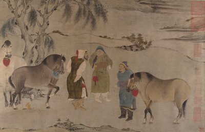 Six chevaux, 13ème-14ème siècle - Unbekannt