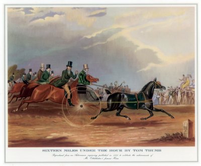 Seize miles en une heure par Tom Pouce, 1831 - Unbekannt