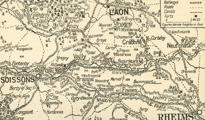 Carte esquisse de la vallée de l