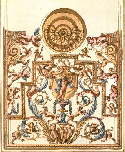 Esquisse pour peinture décorative, France, 1928 - Unbekannt