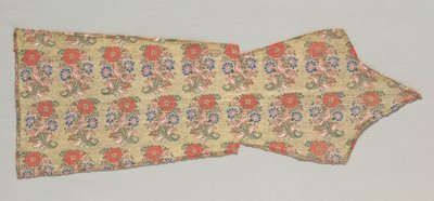 Manche avec des oiseaux dans des buissons en fleurs, 1700s - Unbekannt