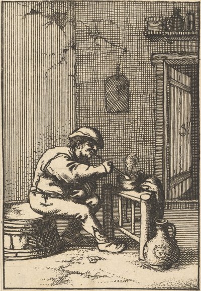 Fumeur, copie, 1610-85 - Unbekannt
