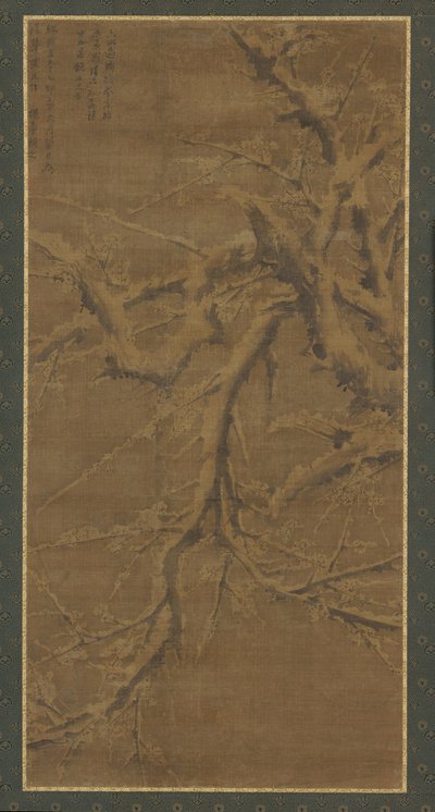 Branches de prunier chargées de neige, dynastie Ming, XVe-XVIe siècle - Unbekannt