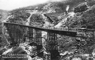 Chemin de fer de São Paulo, Brésil, début du 20e siècle - Unbekannt