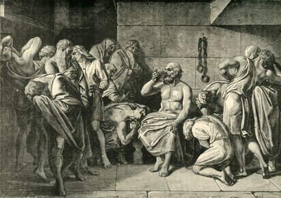 Socrate buvant la ciguë, 1890 - Unbekannt