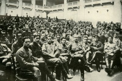 Délégués soldats des armées russes à la Douma, 1919 - Unbekannt
