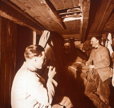Soldats dans les tranchées, Genicourt, nord de la France, vers 1914-1918 - Unbekannt