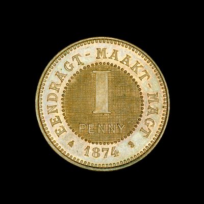 Pièce de 1 penny sud-africain - Unbekannt