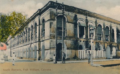 Caserne sud, Fort William, Calcutta, fin XIXe-début XXe siècle - Unbekannt
