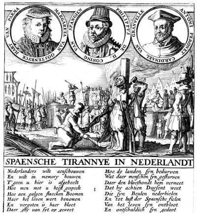 Exécution espagnole des Huguenots, vers 1565 - Unbekannt