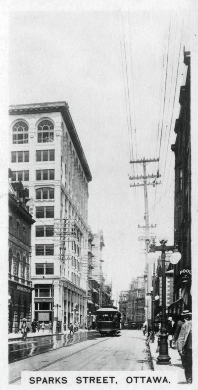 Rue Sparks, Ottawa, Canada, vers 1920 - Unbekannt