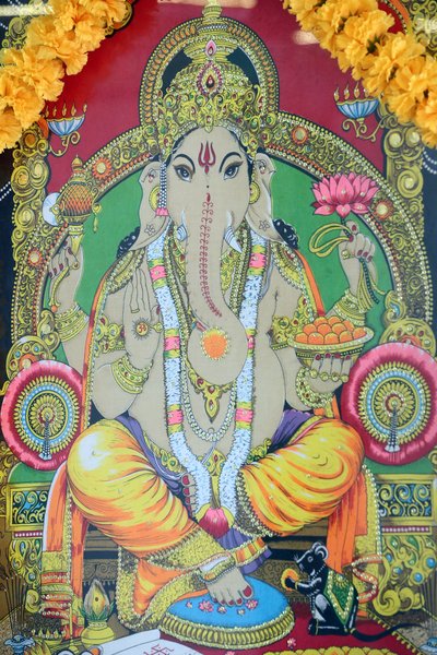 Temple Sri Thenday Yutthapani. Ganesh. Peinture. Ho Chi Minh Ville. Vietnam - Unbekannt