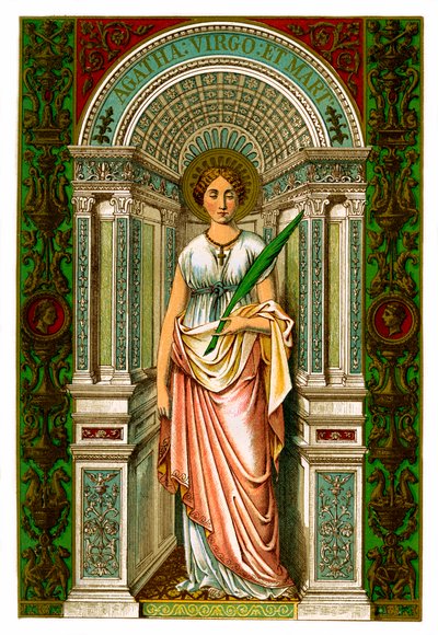 Sainte Agathe, vierge et martyre, 1886 - Unbekannt