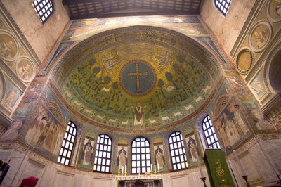 Église Saint-Apollinaire-le-Neuf, mosaïque, Ravenne, Italie (photo) - Unbekannt