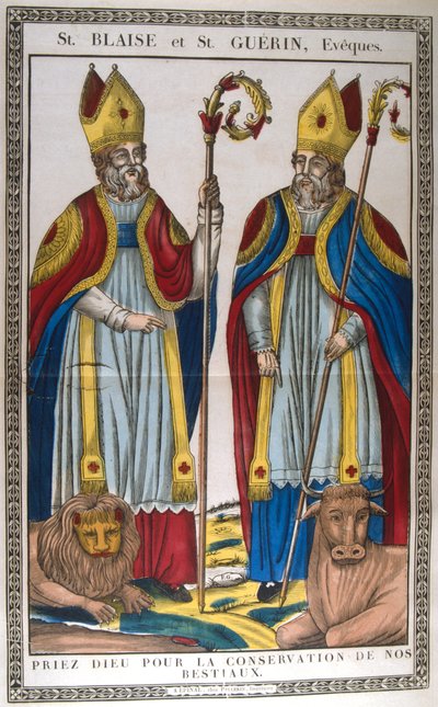 Saint Blaise et Saint Guérin, 19e siècle - Unbekannt